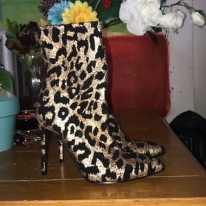 Cheetah booties